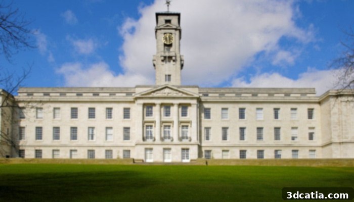 3d printing university degrees Nottingham