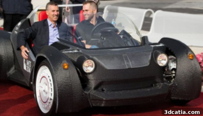 Strati, the first 3D printed electric car