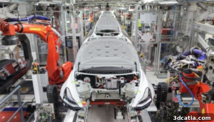 Tesla making giant molds by 3D printing to be able to mass produce cars