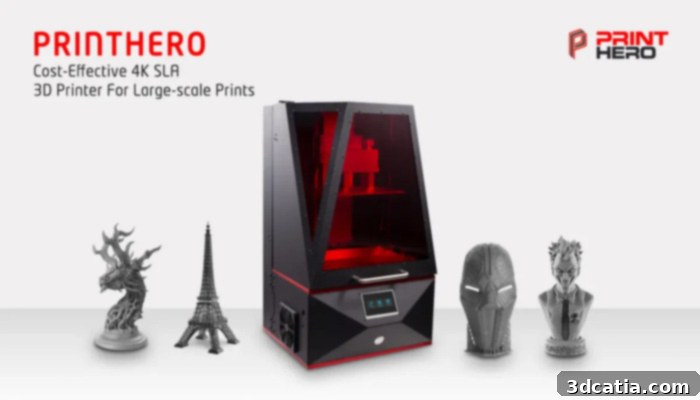 PrintHero Industrial Level 4K MSLA 3D printer