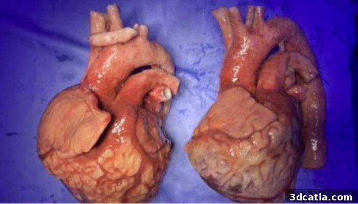 3D printed heart model for surgical training