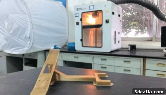 Shanghai Electric utilizes high-performance polymers and 3D printing for specialized binocular camera mounting bracket.