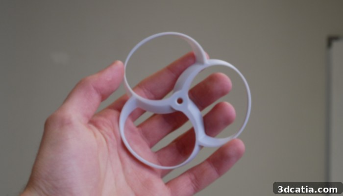 Hélice de drone imprimée avec la HeyGears UltraCraft Reflex