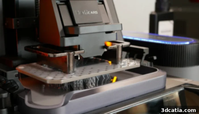 La HeyGears Ultracraft reflex en cours d'impression