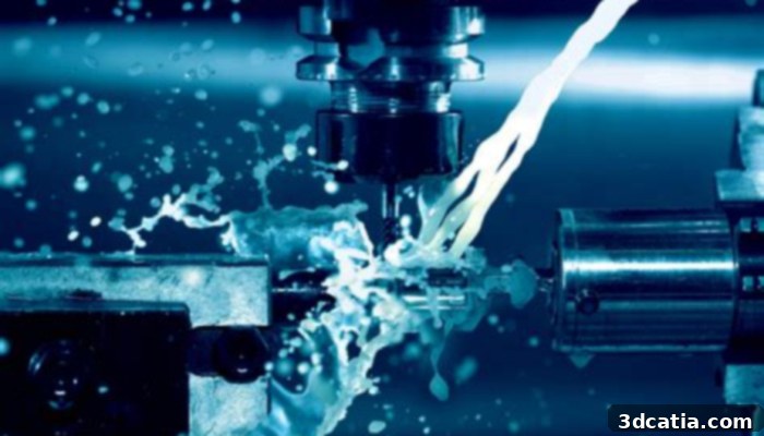 Machining a 3D printed part to ensure dimensional accuracy and optimum surface finish.