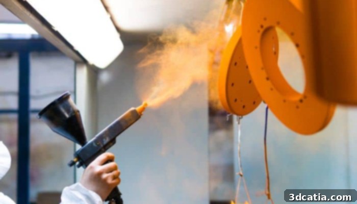 Painting or coating 3D printed parts enhances aesthetics and adds protection.