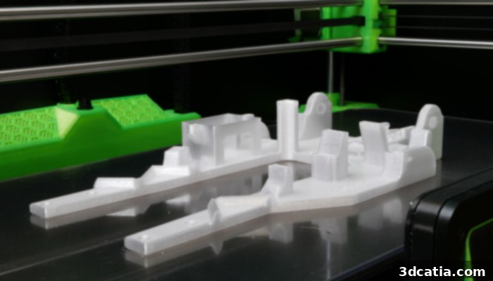 Part made from 3D printing filament PETG