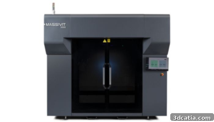 Massivit 3D printer in action