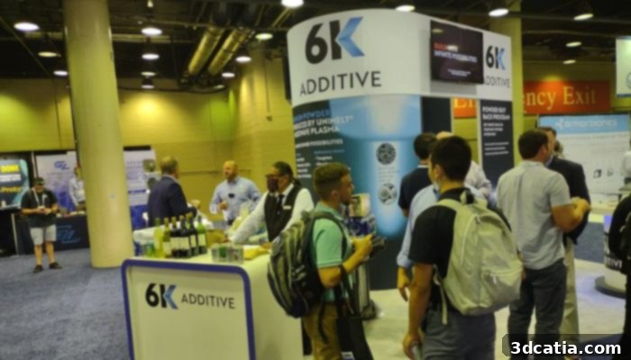 6K Additive at RAPID + TCT showcasing metal additive manufacturing solutions