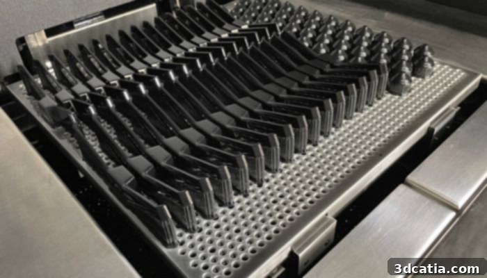 Parts on the Xtreme 8K 3D printer by ETEC