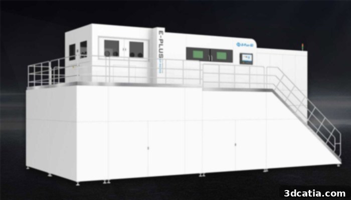 Eplus3D EP-M2050 multi-laser metal 3D printer for industrial production