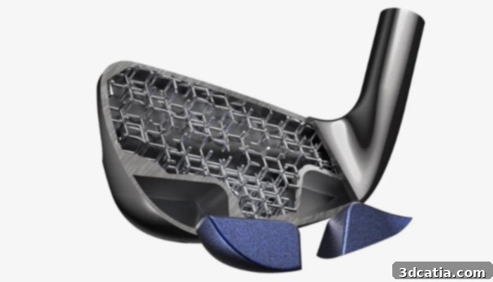 Cobra LIMIT3D iron internal lattice structure