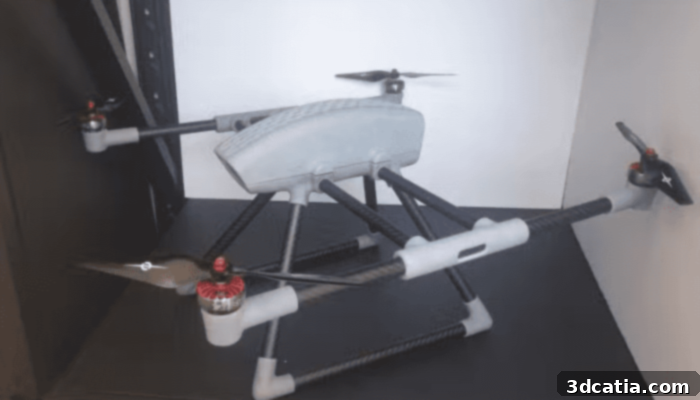 Nomad Prototypes Debuts Resin 3D Printed Drone 2 Nomad Prototypes resin-based 3D printed drone