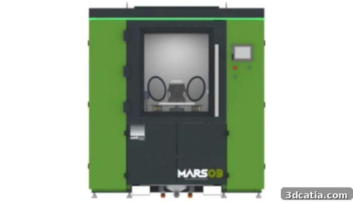 Addiblast MARSO3 machine for metal parts
