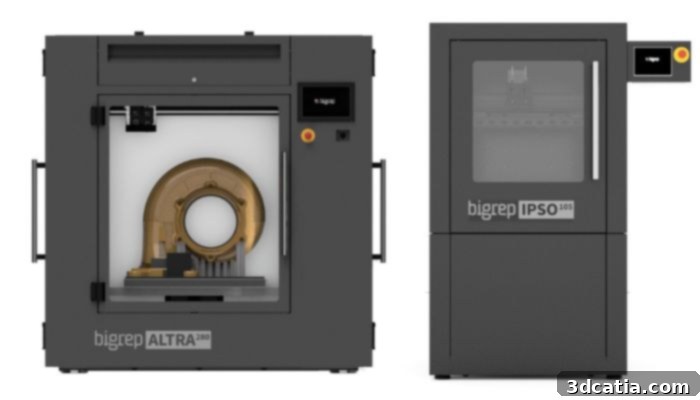 BigRep ALTRA 280 and IPSO 105 large format FFF 3D printers