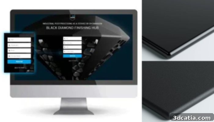 DyeMansion Black Diamond Finishing Hub for post-processing 3D printed parts