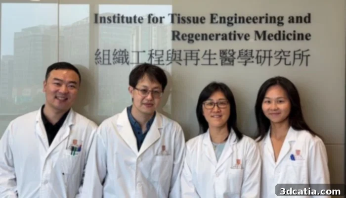 CUHK researchers developing 3D-printable bioactive material for rotator cuff repair.
