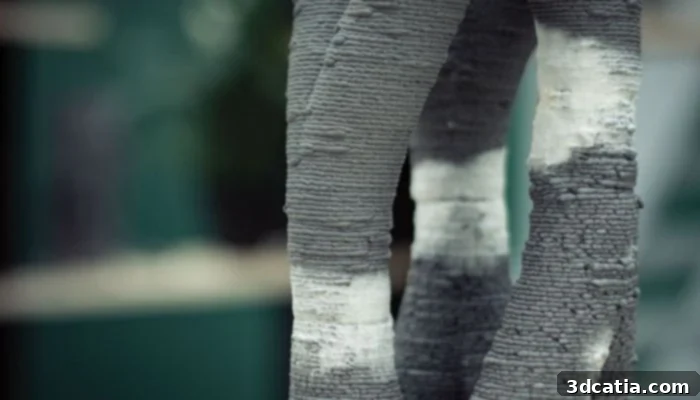 Mycelium 3D Printed Structure