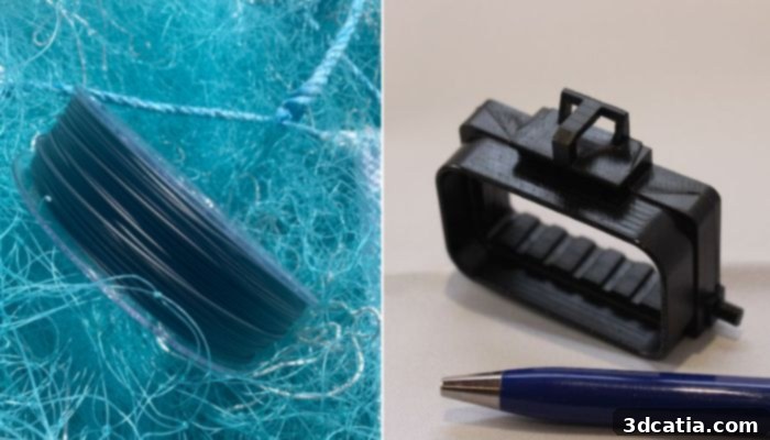 Fishy Filaments' OrCA Recycled Nylon Filament