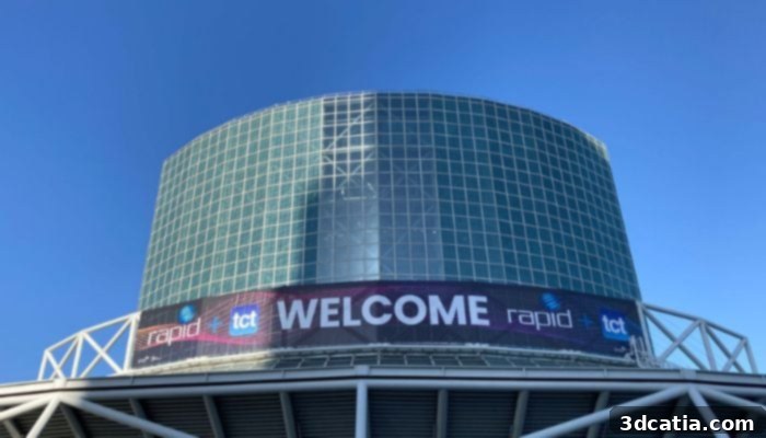 RAPID + TCT 2024 Welcome Sign at Los Angeles Convention Center