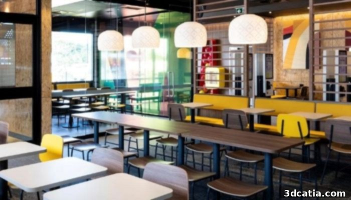 McDonald's has used 3D printed for its luminaries
