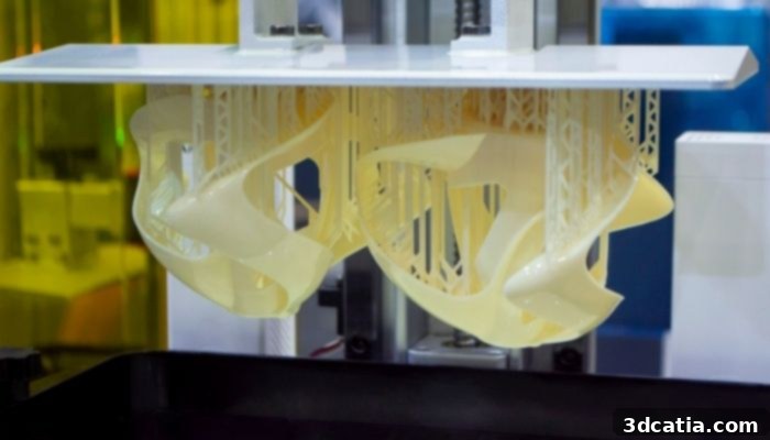 Both injection molding and additive manufacturing require post-processing, showing resin 3D printed parts.