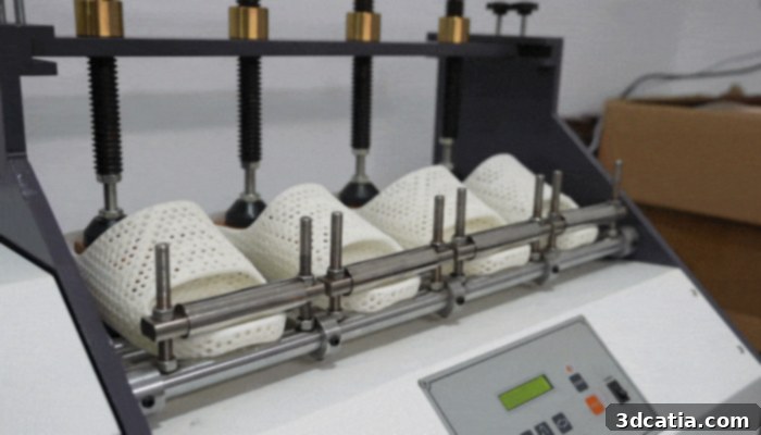 Durability testing of UMEI 3D printed shoes for long-term comfort