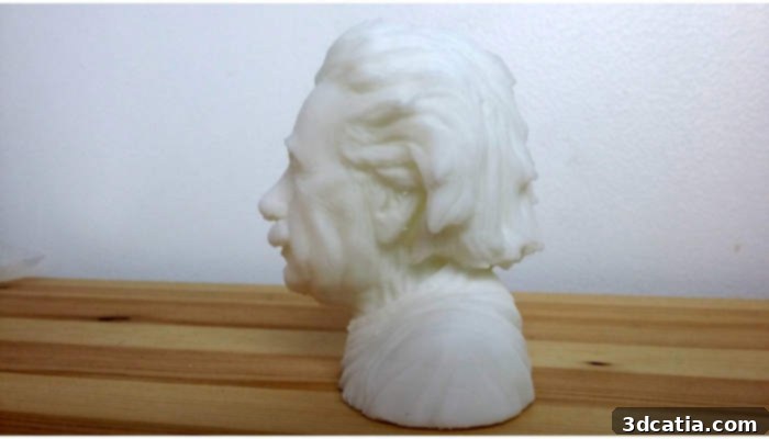 UP Mini 2 - Albert Einstein Bust in ABS