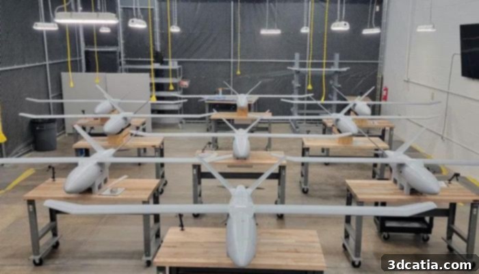 RapidFlight E2 drones, showcasing the potential of 3D printing in aerospace.