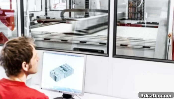 Sand 3D printing enables the creation of complex mold designs directly from CAD.