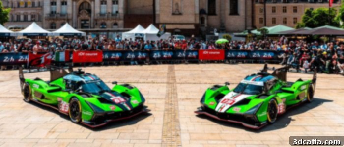 Lamborghini SC63 3D Printing at Le Mans