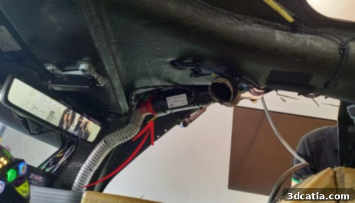 3D Printed ABS Air Ducts for Lamborghini SC63