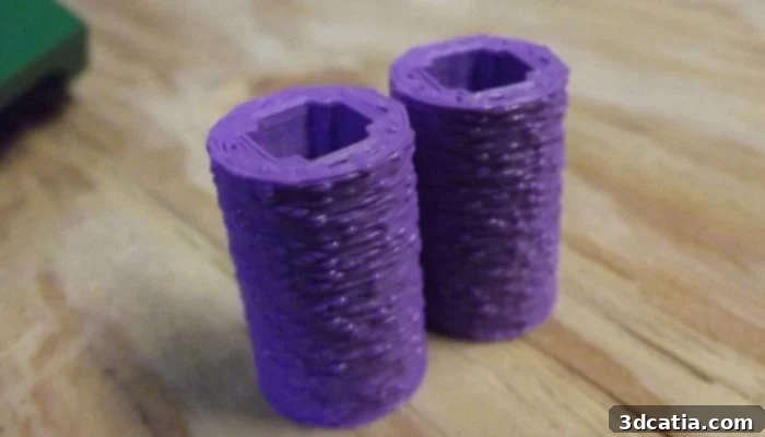 Blobs and zits on 3D printed part