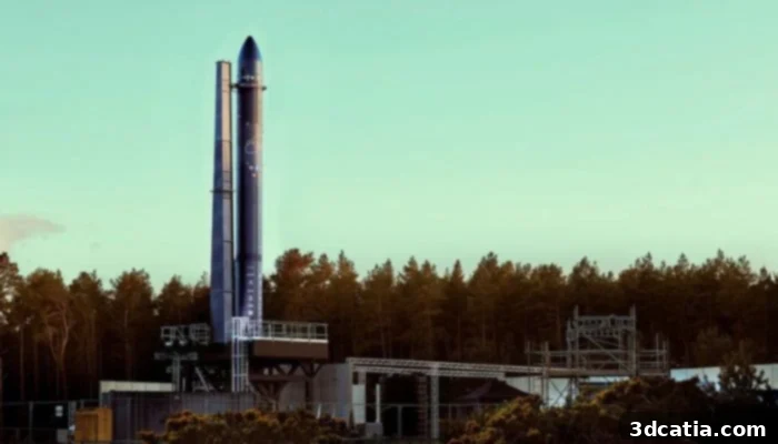 Orbex Prime Rocket, designed for sustainability with 3D printed components and renewable fuel