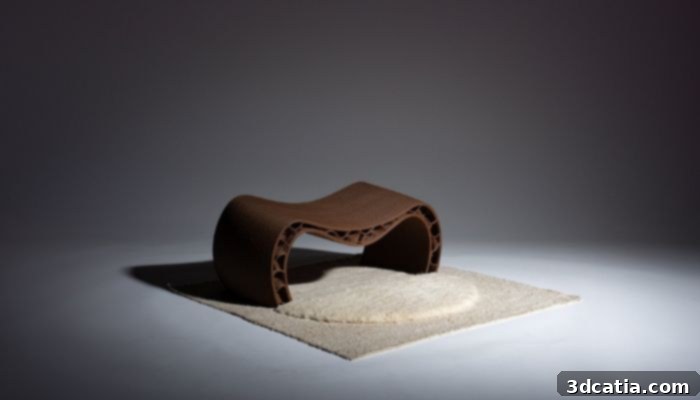 Hempla I meditation chair made from hemp and PLA