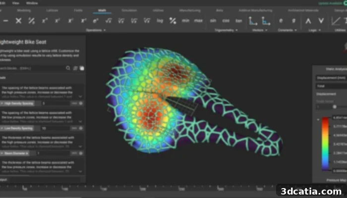 nTop generative design software interface