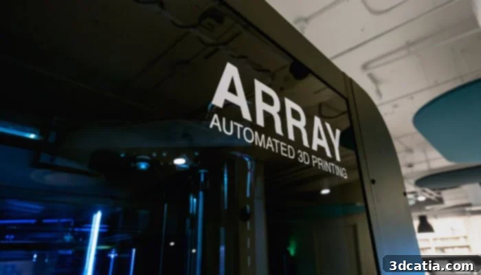 Mosaic Manufacturing's Array system combining additive manufacturing and automation