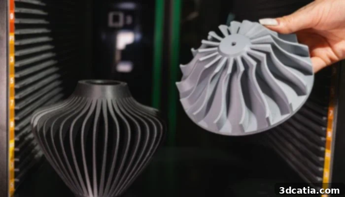 Examples of products fabricated by Mosaic's 3D printing platform