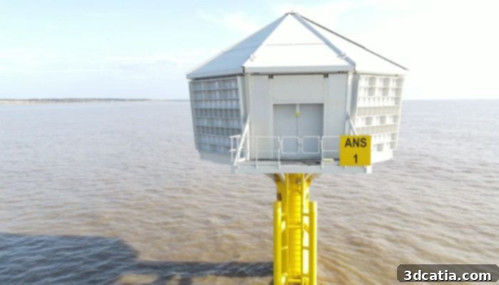 Artificial nesting structure for kittiwakes near Hornsea wind farm