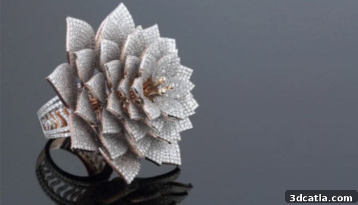 Ring with 7,801 Diamonds