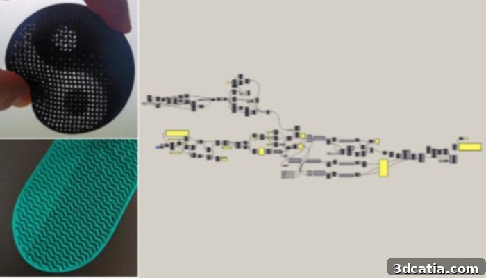 Grasshopper code interface for Gradient Stiffness G-Code post-processing