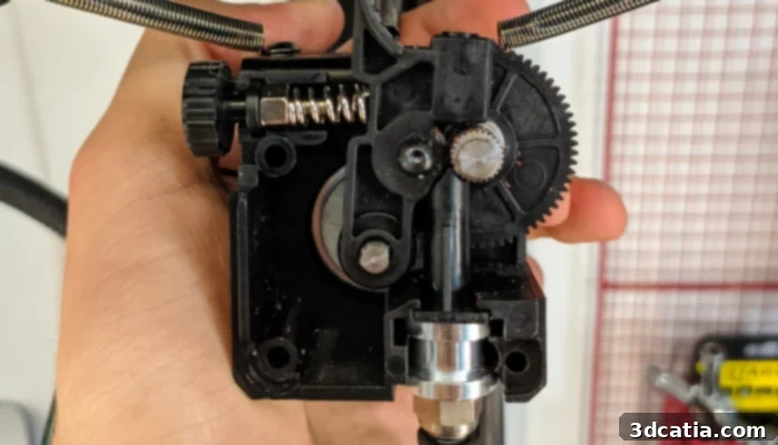 FDM 3D printer extruder