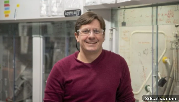 Robert Hickey, one of the leaders of the Penn State ceramic 3D printing research team