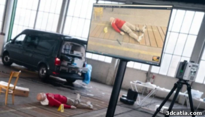 3D technologies are increasingly used directly at crime scenes