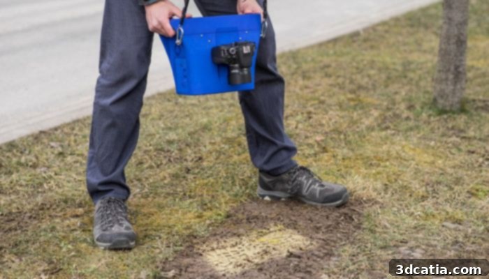 3D scan of forensic evidence using a portable 3DF scanner