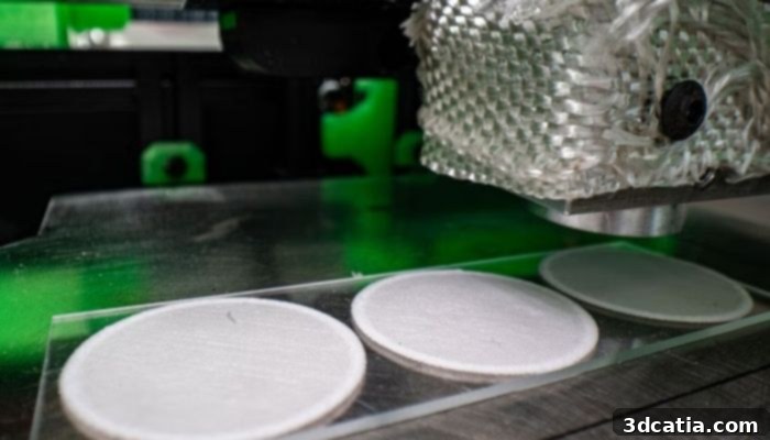 Normal appearance of 3D printed structures without UV light.
