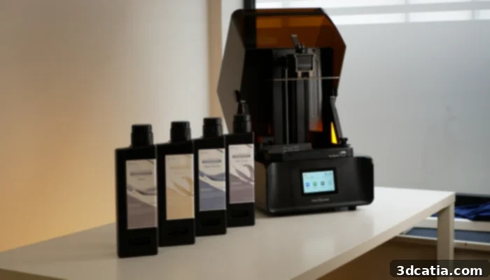 HeyGears Reflex RS proprietary resin cartridges