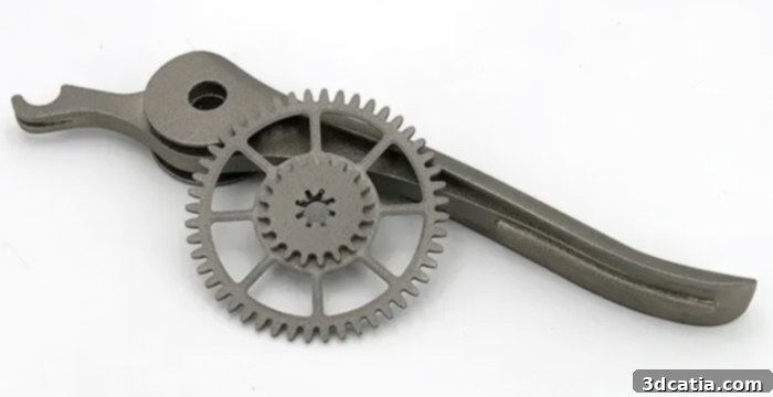 Sculpteo 3D printed steel parts