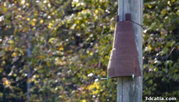A prototype of the 3D printed nesting site for bats, made from biomaterials.