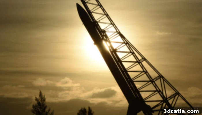 X-Bow Systems' rocket launch demonstrating 3D printed solid propellant for the TACTILE program.